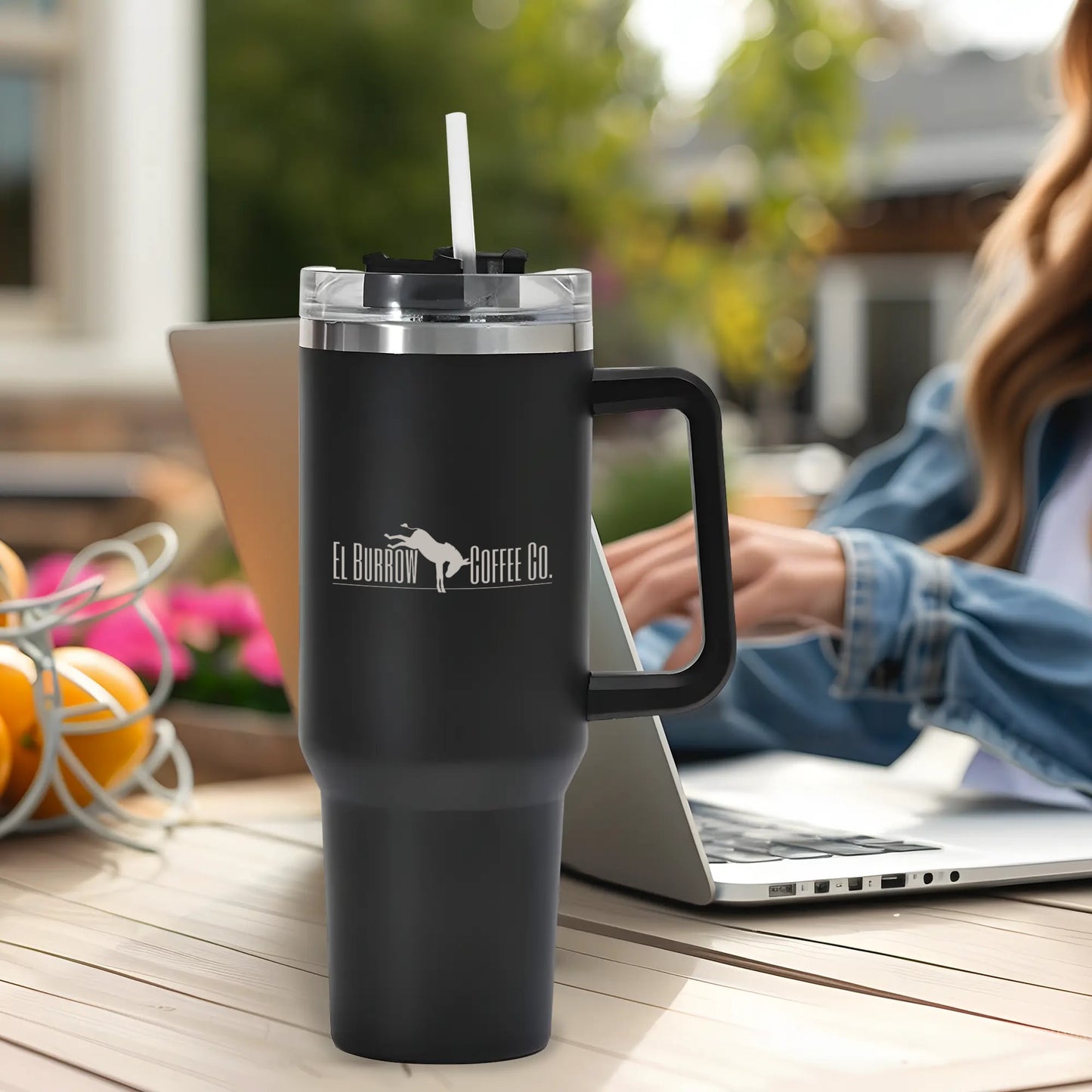 El Burrow - Engraved 40oz Stainless Steel Tumbler